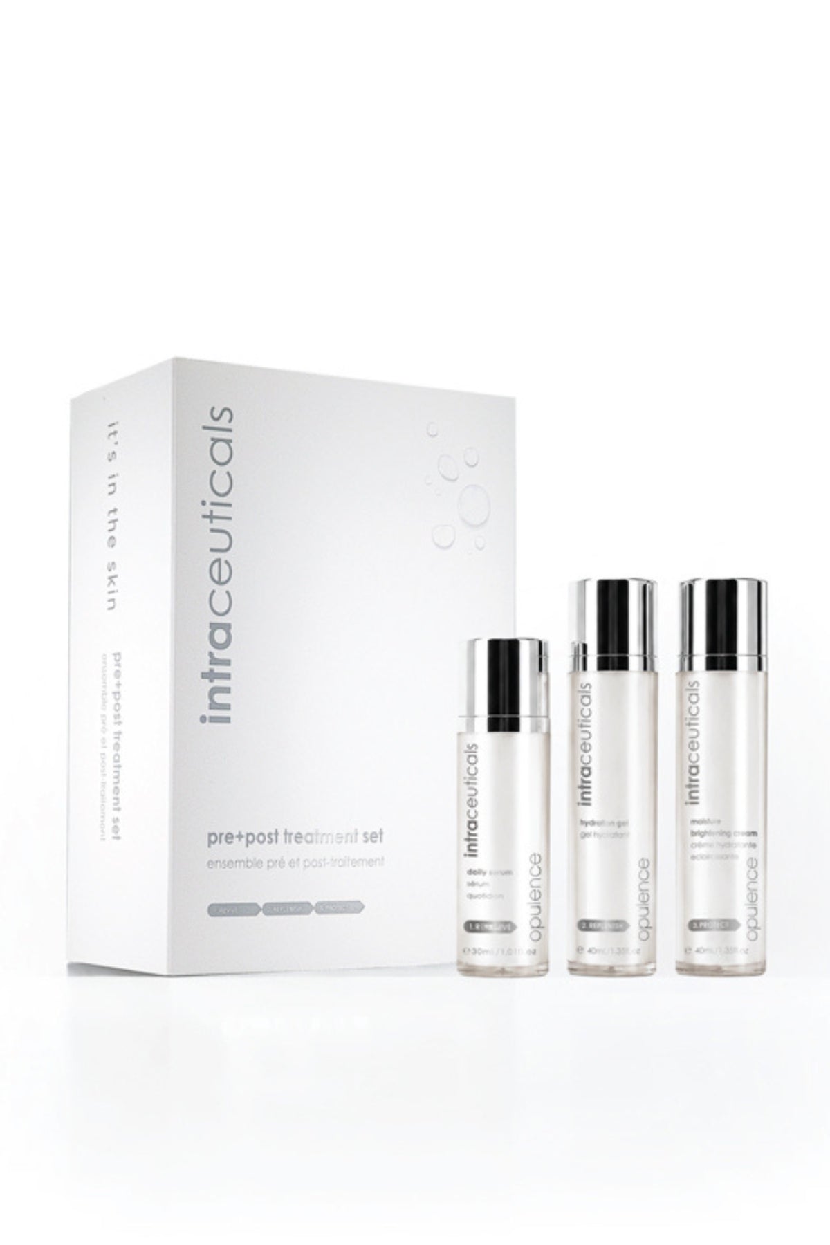 Intraceuticals Opulence Pre + Post Treatment 3-step Hyaluronic Layering Kit